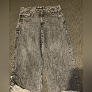 Rocawear Men's Dark Gray Relaxed Jeans